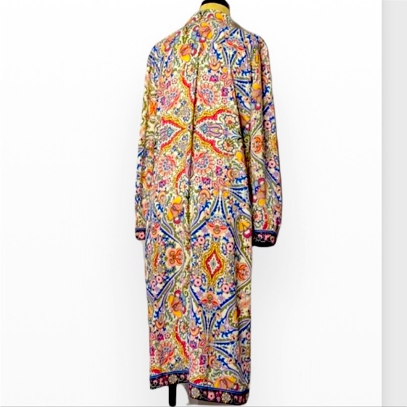 Chico’s Long Paisley Tunic Size S 8/10 - Picture 8 of 10